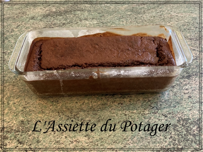 Gâteau au chocolat à la courgette forme de cake